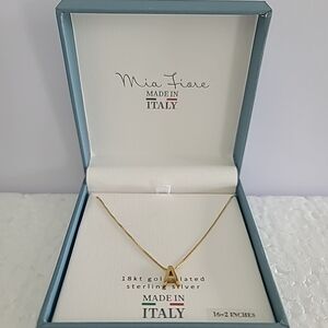 Mia Fiore 18k Gold Plated Italian Pendant Necklace